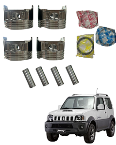 JOGO PISTÃO 0,50 JIMNY 1.3 16V M13A 2002 A 2015 COM ANEIS