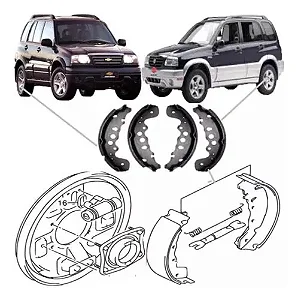 Sapata Lona de Freio – Tracker / Grand Vitara 2.0 16V 1998 a 2009 – ROC27766