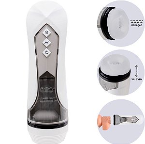 Masturbador Elétrico Masculino com 7 Módulos