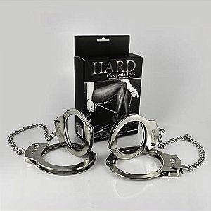 Algema de Tornozelo e Pulso 50 Tons de Cinza Hard Cromada