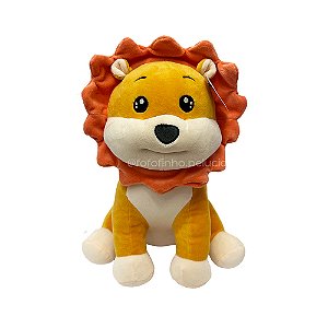 Leão Fofo de Pelúcia 35cm, presente, ursinho de pelúcia