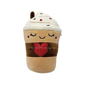 Pelúcia Fofa Divertida Comida Frapuccino, toque macio, presente, ursinho de pelúcia