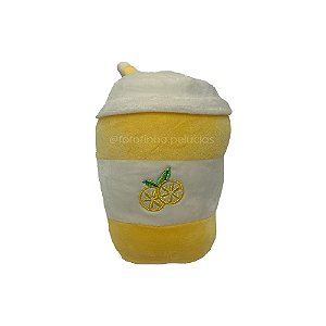 Copo de Pelúcia Limão Siciliano Amarelo, Pelúcia Antialérgico, Bicho de Pelúcia, Máquina de Bichinhos, Brinquedo, Presen
