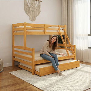 Treliche Casal com Auxiliar Casal Cor Mel