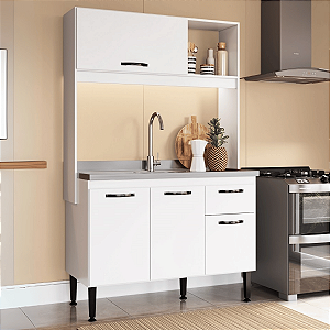 Cozinha Completa 4 portas 1 gaveta