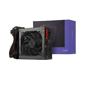 Fonte Gamer ATX Fortrek Black Hawk 500W 80 Plus Bronze