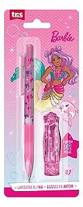 KIT LAPISEIRA+BORRACHA BARBIE TRIS