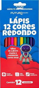 LAPIS DE COR 12CORES REDONDO FUTURO