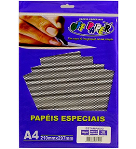 PAPEL 180G A4 ESTAMPADO PRETO C/ 10FL OFF PAPER