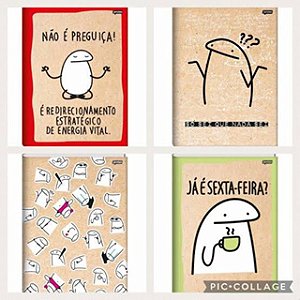 CADERNO BROCHURAO 80FLS FLORK JANDAIA
