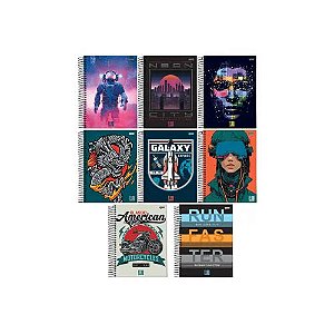 CADERNO ESPIRAL 10X1 160FLS FLOW JANDAIA