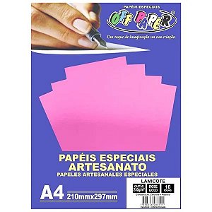 PAPEL 250G A4 LAMICOTE C/ 10FL OFF PAPER