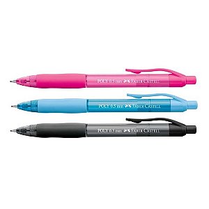 LAPISEIRA 0.5MM POLY CLICK FABER CASTELL
