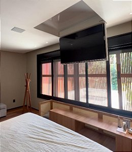 Flap TV 43  polegadas Abertura Simples Linha inteligente