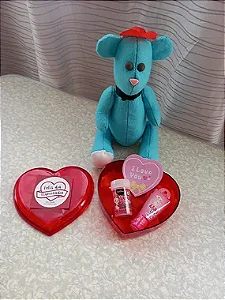 Gel Lubrificante Xana Loka (15g) + Hotball Xana Loka + Embalagem coração
