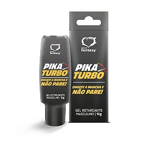 Pika Turbo Gel Retardante Masculino 15g Sexy Fantasy