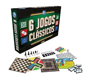 Top Line 6 Jogos Clássicos Pais e Filhos