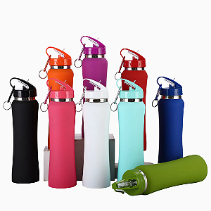 Garrafa Térmica Esportiva Emborrachada - W8462