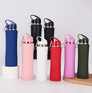 Garrafa Térmica Esportiva Emborrachada 750ml - W8463