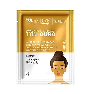 Máscara Facial de Limpeza Total Ouro
