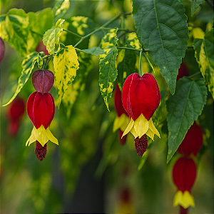 ABUTILON VARIEGATA (Abutilon megapotamicum 'Varieagatum') - C21 - Rebrotar  Plantas