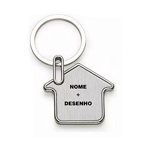 Chaveiro Casa Inox