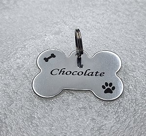 Pingente Pet - Cachorro formato ossinho