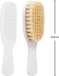 ESCOVA E PENTE CERDAS NATURAIS