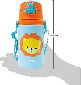 GARRAFINHA DE ALUMINIO ANIMAL FUN LEAO