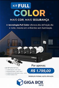 Kit Full Color da Intelbras