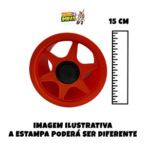 Carretilha de plástico pequena com 6 polegadas (15 cm)