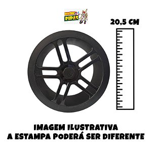 Carretilha de plástico média colorida com 8 polegadas (20,5 cm)
