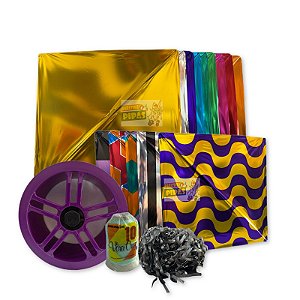 Kit Pacote de Flechinha pequena laminada 35x35 + Rabiola 100 metros + Carretilha de plástico média + Linha 1000 jardas vera cruz.