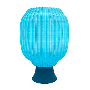 Abajur Japão - Azul Claro