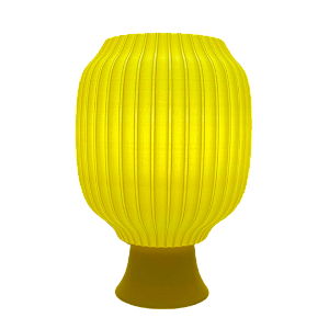 Abajur Japão - Amarelo