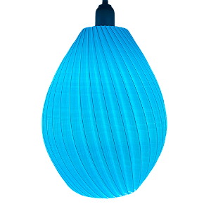 Luminária Marrocos - Azul Claro