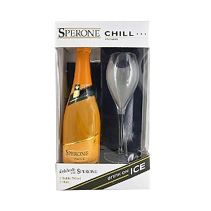 Kit Espumante Sperone 750ml + Taça