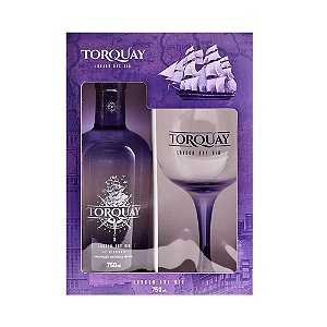 Kit Taça + Gin London Dry Torquay 740ml