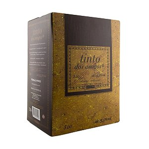 Vinho Tinto Meio Seco Dos Amigos Bag in Box 5L