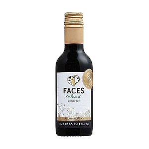 Vinho Tinto Seco Faces do Brasil Merlot 187,5ml