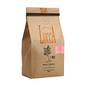 Cafe Especial Torrado em Graos Bela Epoca  Alta Mogiana Lucca 250g
