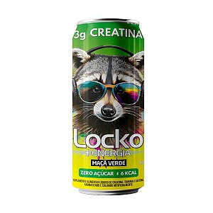 Energético Locko Maça Verde Zero Açúcar 473ml