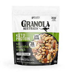 Granola Australia Keto Protein Sal Marinho Crunch Hart's 200g