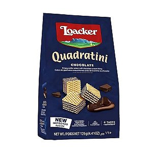 Biscoito Loacker Quadratini Chocolate 125g