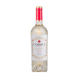 Vinho Branco Meio Seco Codici Masserie Fiano Puglia 750ml