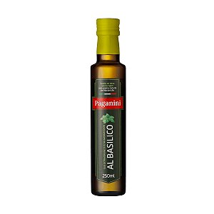 Azeite de Oliva Extra Virgem Sabor Manjericao Paganini 250ml