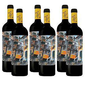 Kit 6 Vinho Porta 6 Tinto 750ml