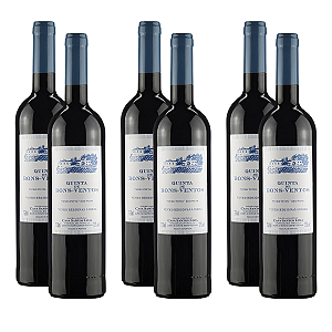 Kit 6 Vinho Tinto Meio Seco Quinta de Bons Ventos