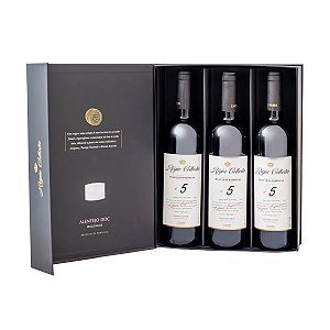 Kit Regia Colheita Selection N 5 Barricas com 03 Vinhos Tintos 750ml