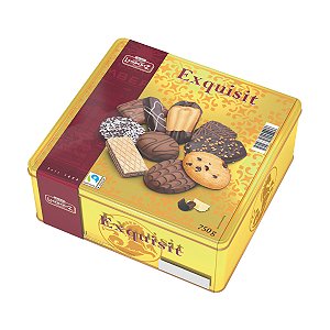 Biscoitos Sortidos Lata Exquisit Lambertz 750g